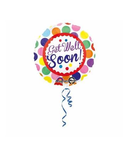 Helium ballon beterschap 43cm leeg