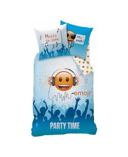 Emoji Party Time dekbedovertrek