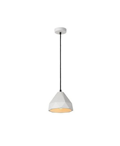 Lucide - gipsy hanglamp 20cm rond - wit