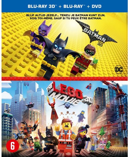The LEGO Batman Movie + The LEGO Movie (3D+2D Blu-ray)