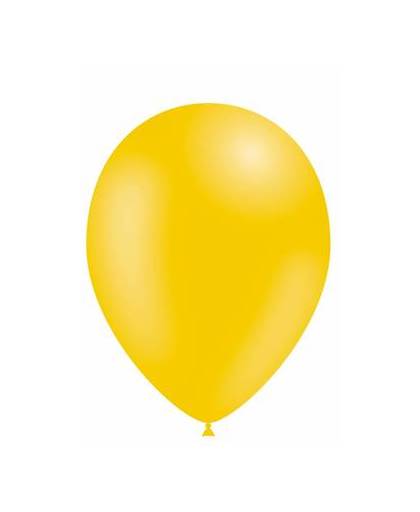 Gele ballonnen 25cm 10 stuks