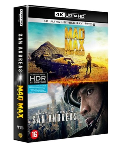 Mad Max Fury Road & San Andreas (4K Ultra HD Blu-ray)