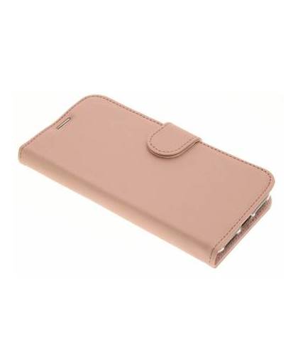 Rosé gouden wallet tpu booklet voor de iphone x