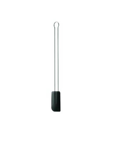 Pannenlikker - siliconen, 26 cm - zwart - rösle