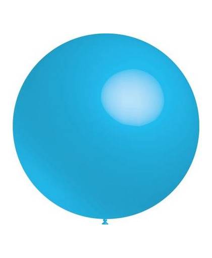 Lichtblauwe reuze ballon xl 91cm