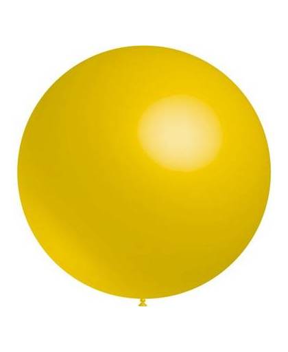 Gele reuze ballon xl 91cm