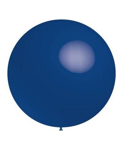 Donkerblauwe reuze ballon xl 91cm