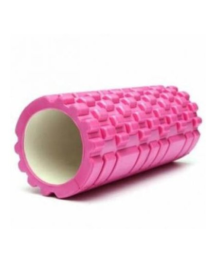 Foam roller - focus fitness roze - 60 cm