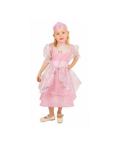 Roze prinsessenjurk kinderen 116