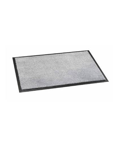Schoonloopmat soft&clean licht grijs 40x60 cm