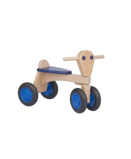 Van dijk toys - beuken houten loopfiets blauw