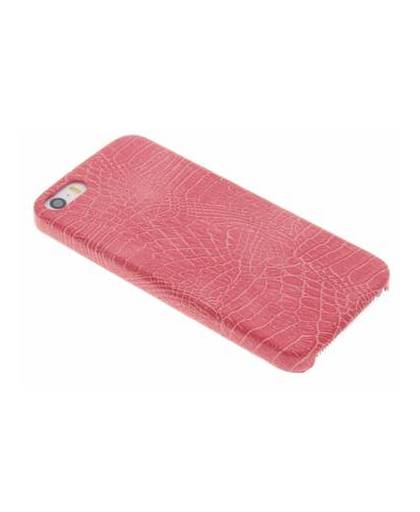 Roze slangen tpu case voor de iphone 5 / 5s / se