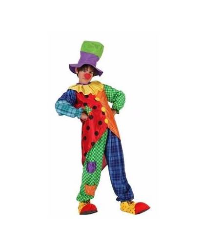 Clown stitches kostuum / outfit voor jongens - verkleedpak 116 (5-6 jaar)