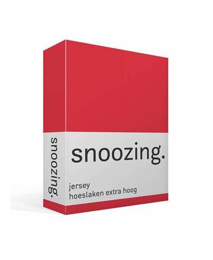 Snoozing jersey hoeslaken extra hoog - 2-persoons (140x200 cm)