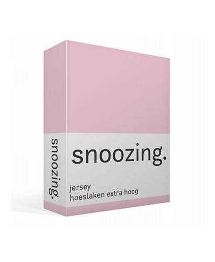 Snoozing jersey hoeslaken extra hoog - lits-jumeaux (200x210/220 cm)