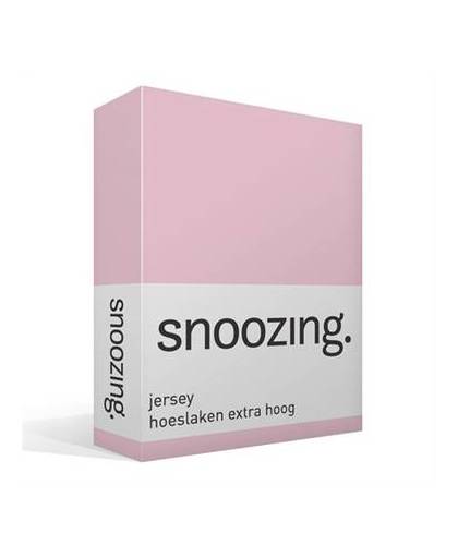 Snoozing jersey hoeslaken extra hoog - 2-persoons (140x200 cm)
