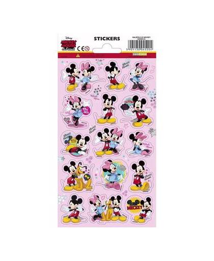 Mickey and friends stickervel 15 stickers