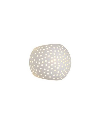 Lucide - gipsy wandlamp rond - wit