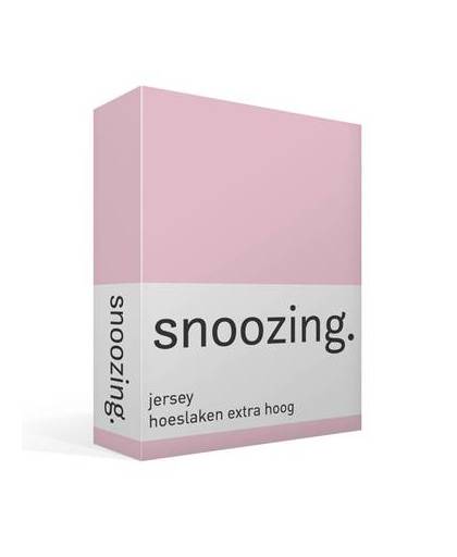Snoozing jersey hoeslaken extra hoog - 1-persoons (70x200 cm)
