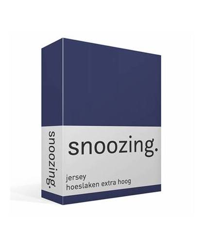 Snoozing jersey hoeslaken extra hoog - lits-jumeaux (200x200 cm)