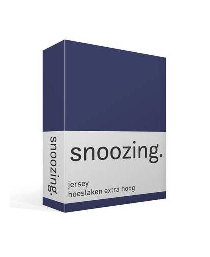 Snoozing jersey hoeslaken extra hoog - 1-persoons (70x200 cm)