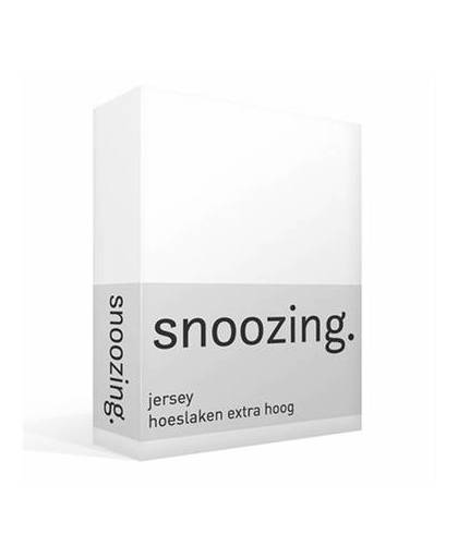 Snoozing jersey hoeslaken extra hoog - lits-jumeaux (180x210/220 cm)