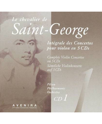 Saint-George: Integrale des Concertos pour violon, CD 1