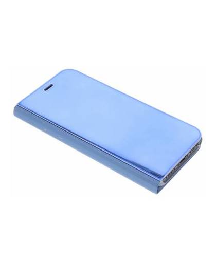 Blauwe metallic booktype voor de iphone x