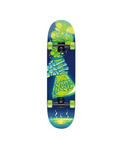 Xootz skateboard double kick 79 cm poison groen/blauw