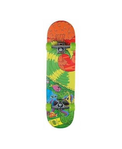 Xootz doublekick toxic waste skateboard 79 cm