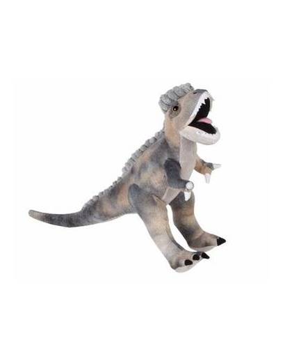 Pluche dinosaurus velociraptor knuffel 30 cm - dino knuffeldier