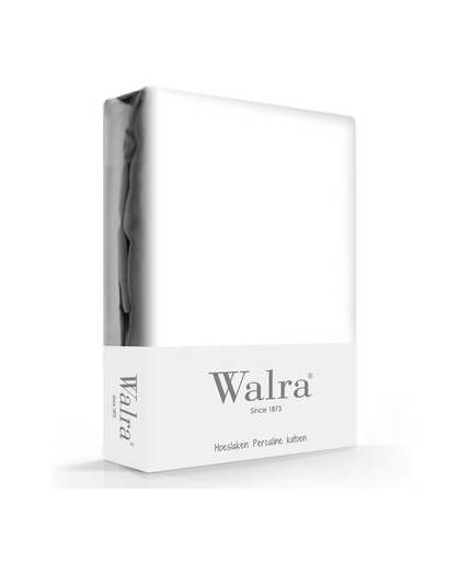 Walra hoeslaken percale white-140 x 200 cm