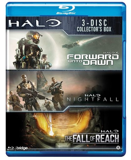Halo box (Halo 4: Forward Unto Dawn, Halo: Nightfall, Halo: The Fall of Reach)