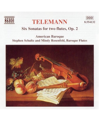 Telemann: 6 Sonatas For Two Flutes Op 2 / Schultz, Rosenfeld