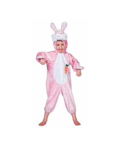 Roze konijnen pak voor kinderen 152