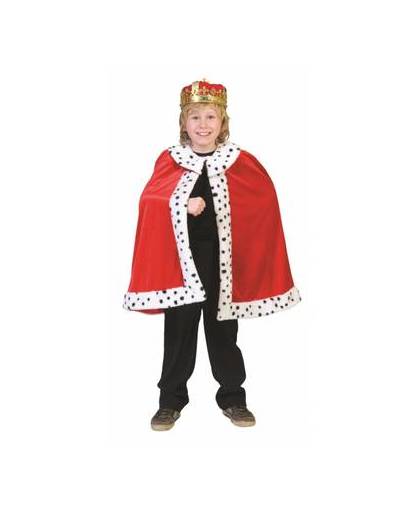 Koning cape voor kinderen 140