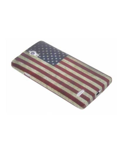 Amerikaanse vlag design tpu siliconen hoesje voor de huawei ascend g700