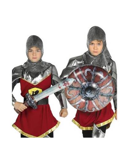 Opblaasbaar ridder zwaard en schild voor kinderen