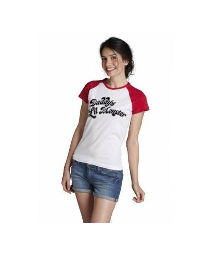 Harley quinn verkleed t-shirt voor dames s (36)