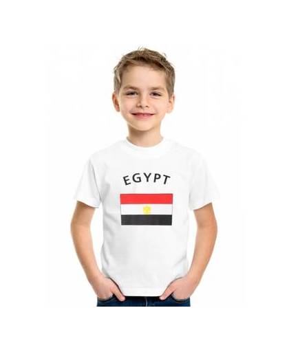 Wit kinder t-shirt egypte xs (110-116)