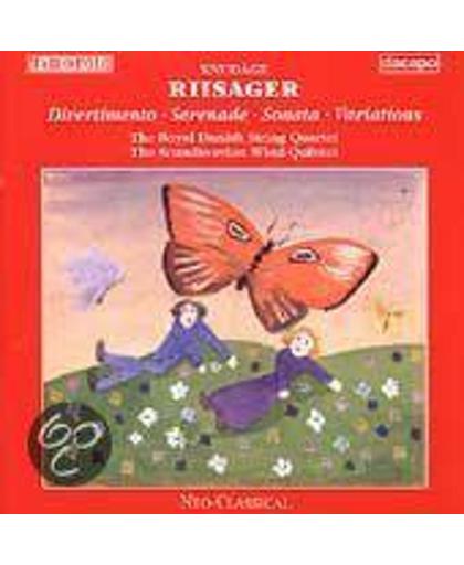 Riisager: Divertimento, etc / Danish String Quartet, et al