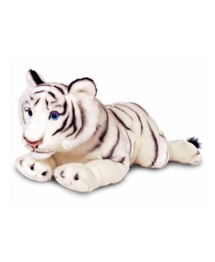 Keel toys pluche witte tijger knuffel 100 cm