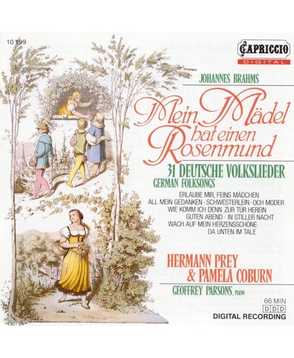 J. Brahms: Meine Madel hat einen Rosenmund: 31 Deutsche Volkslieder
