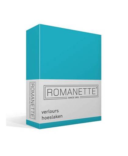 Romanette velours hoeslaken - 1-persoons (80/90/100x200/220 cm)