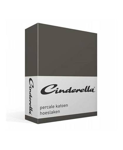 Cinderella basic percale katoen hoeslaken - 2-persoons (140x200 cm)