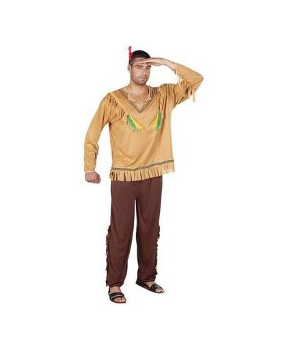 Indianen kostuum bruin m/l - maat / confectie: medium-large / 48-52