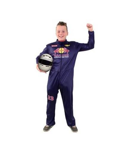 Formule 1 overall kostuum voor kinderen - f1 racecoureur pak 140 (10 jaar)