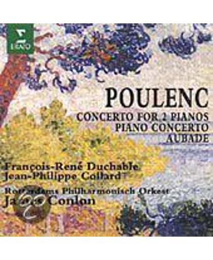 Poulenc: Piano Concerto etc / Conlon, Duchable, Collard et al