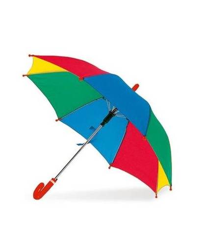 Kinderparaplu multikleur 55 cm - gekleurde paraplu voor kinderen 55 cm
