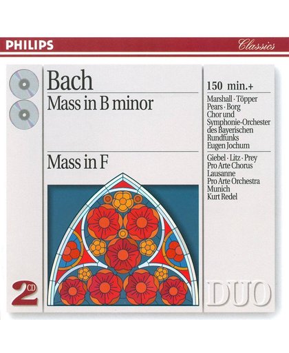 Bach: Mass in B minor, Mass in F / Jochum, Redel